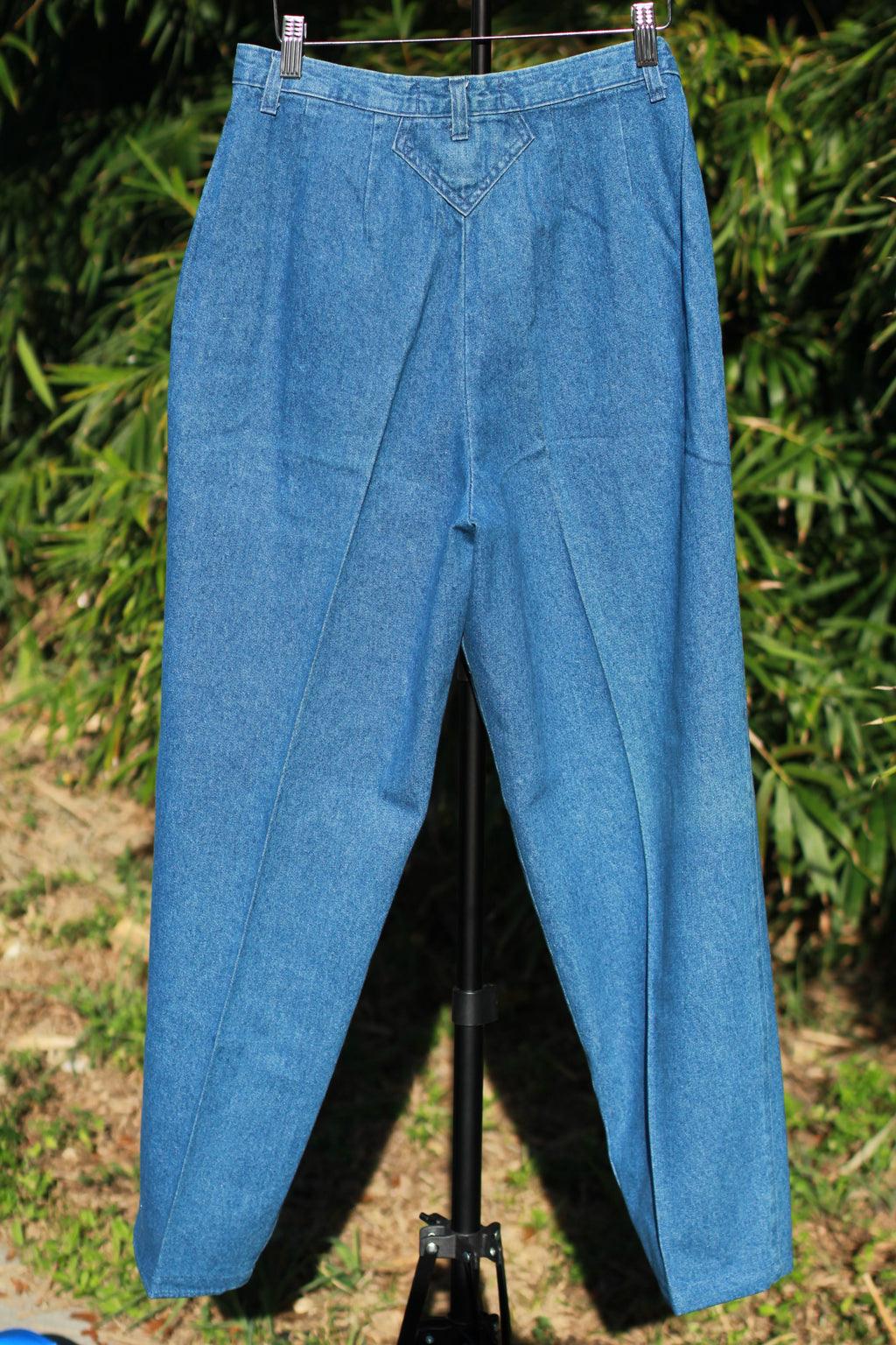 Back view showing clean design with no back pockets