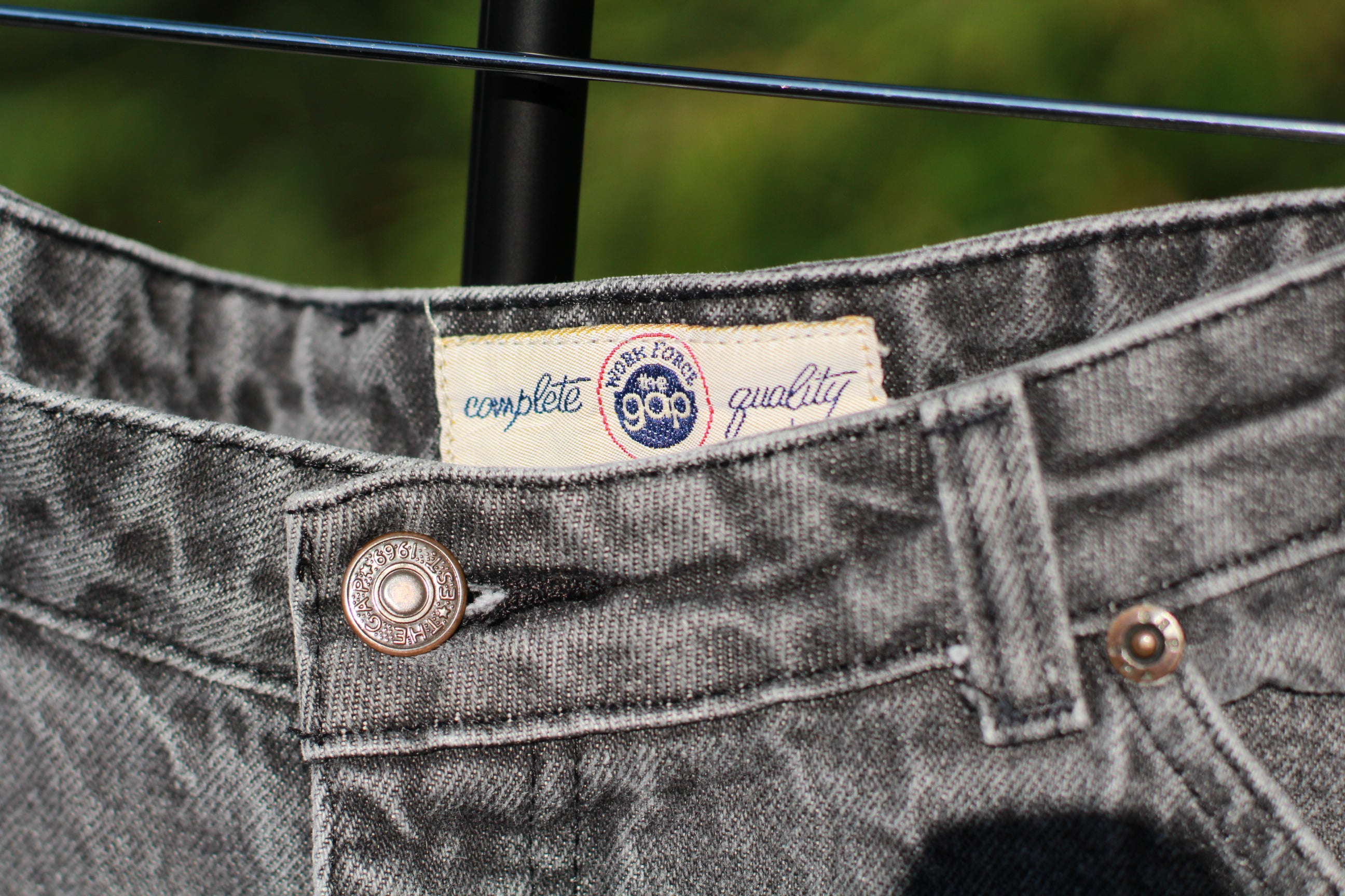 Vintage 80s GAP Black Skinny Jeans