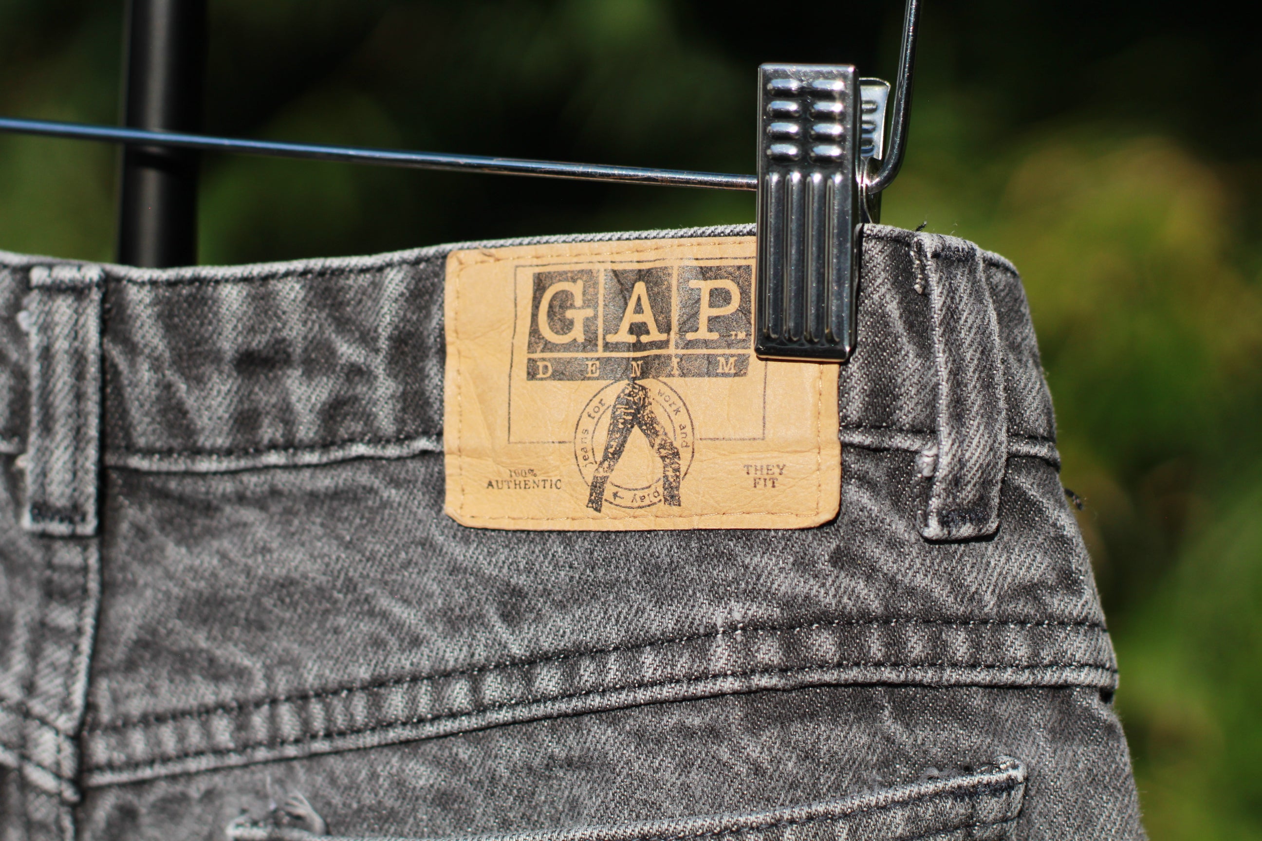 Vintage 80s GAP Black Skinny Jeans