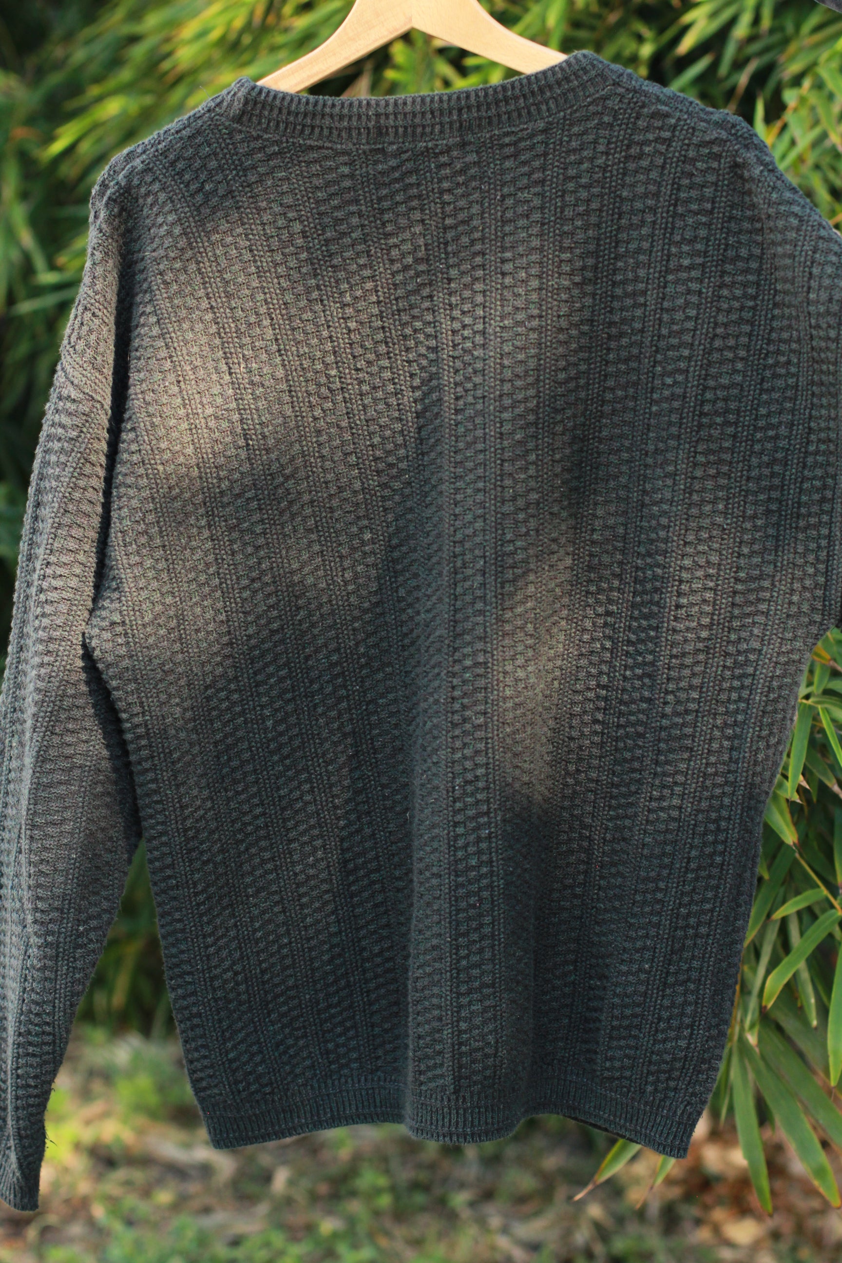 Vintage 1990s Bill Blass Fisherman Sweater – Nautical Sailor Cable Knit, Mens/Large, Unisex Fit