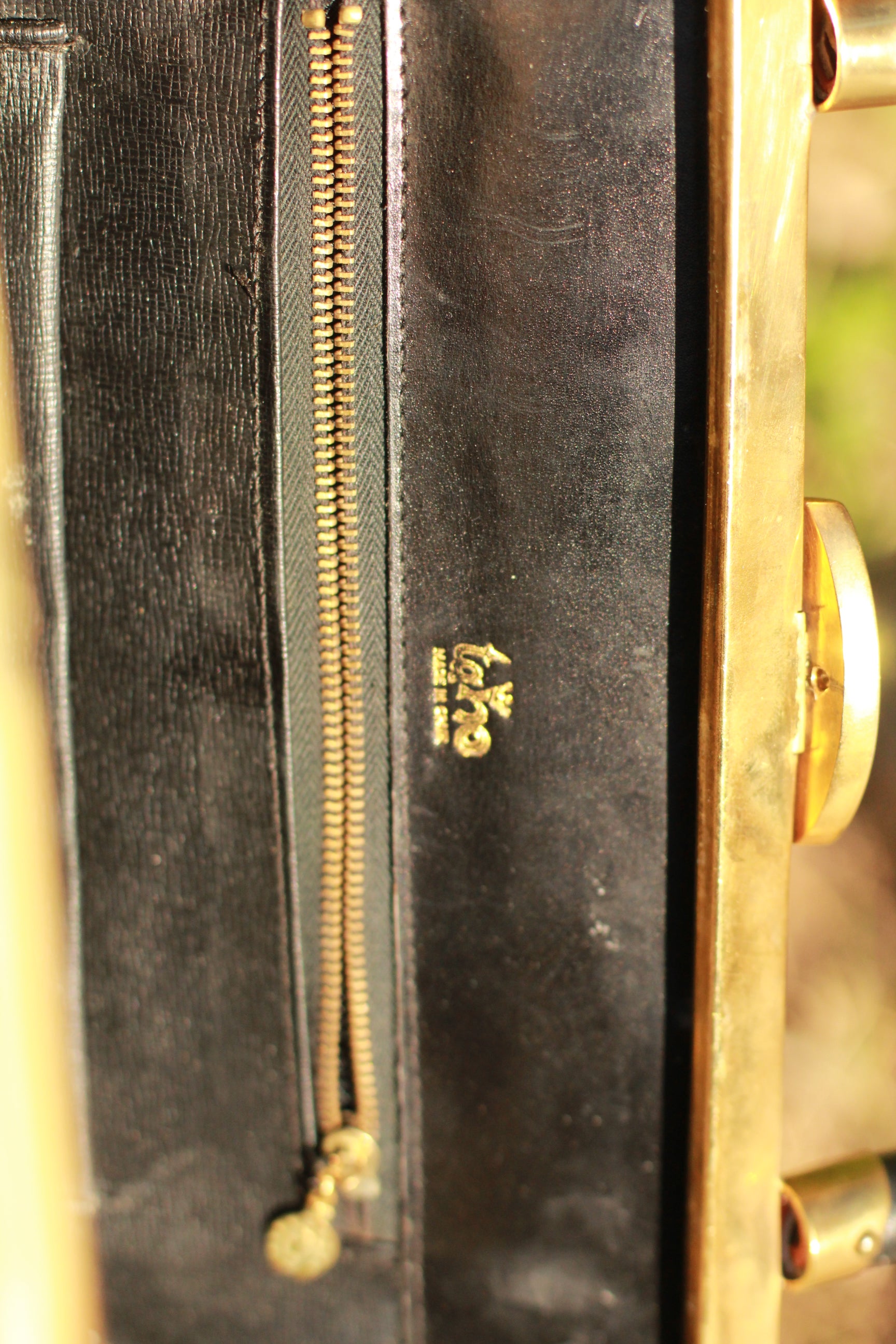 Vintage 1950s Tano of Madrid Harbor Scene Leather Handbag | Made in Spain