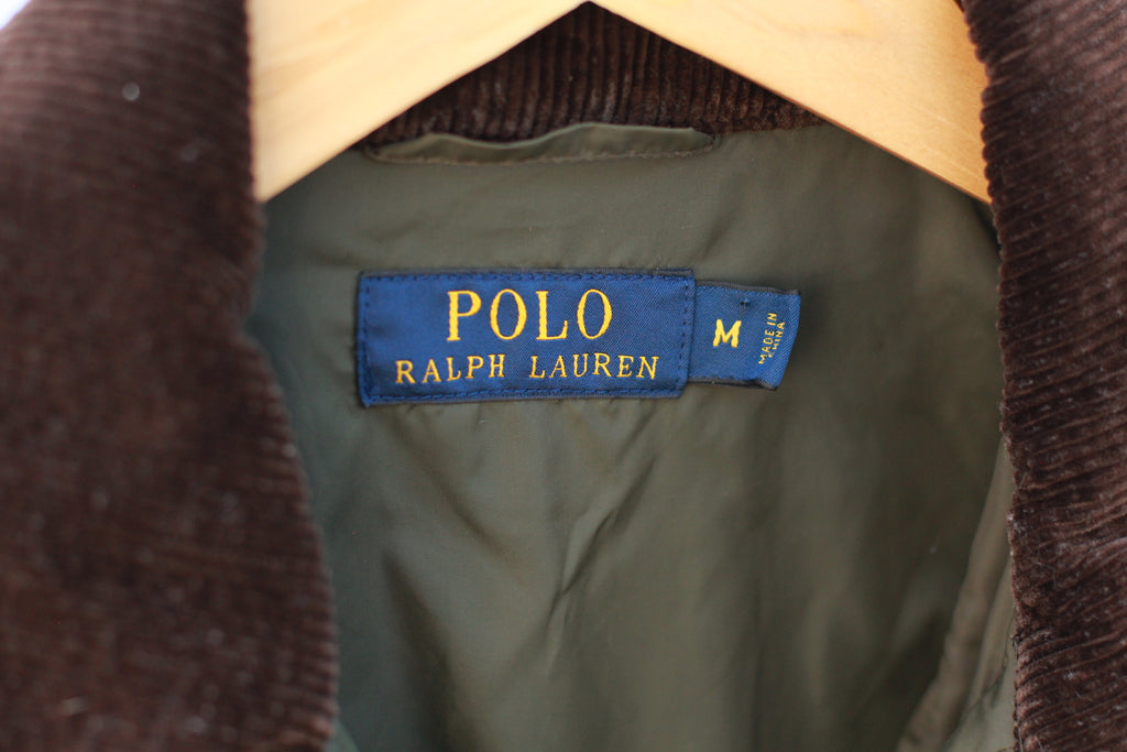 Polo Ralph Lauren Green Quilted Equestrian Jacket