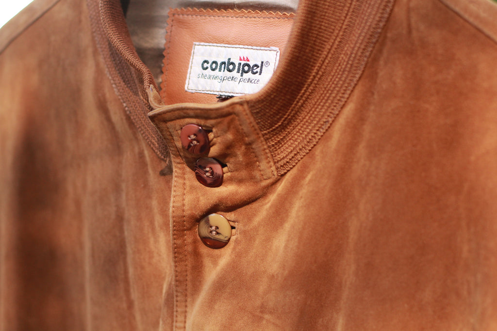 Close-up of vintage Italian Conbipel jacket