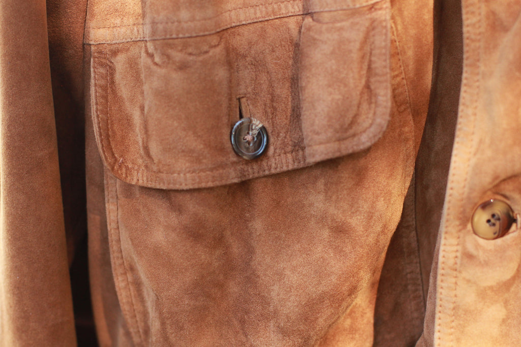 Close-up of pocket on vintage Italian Conbipel jacket