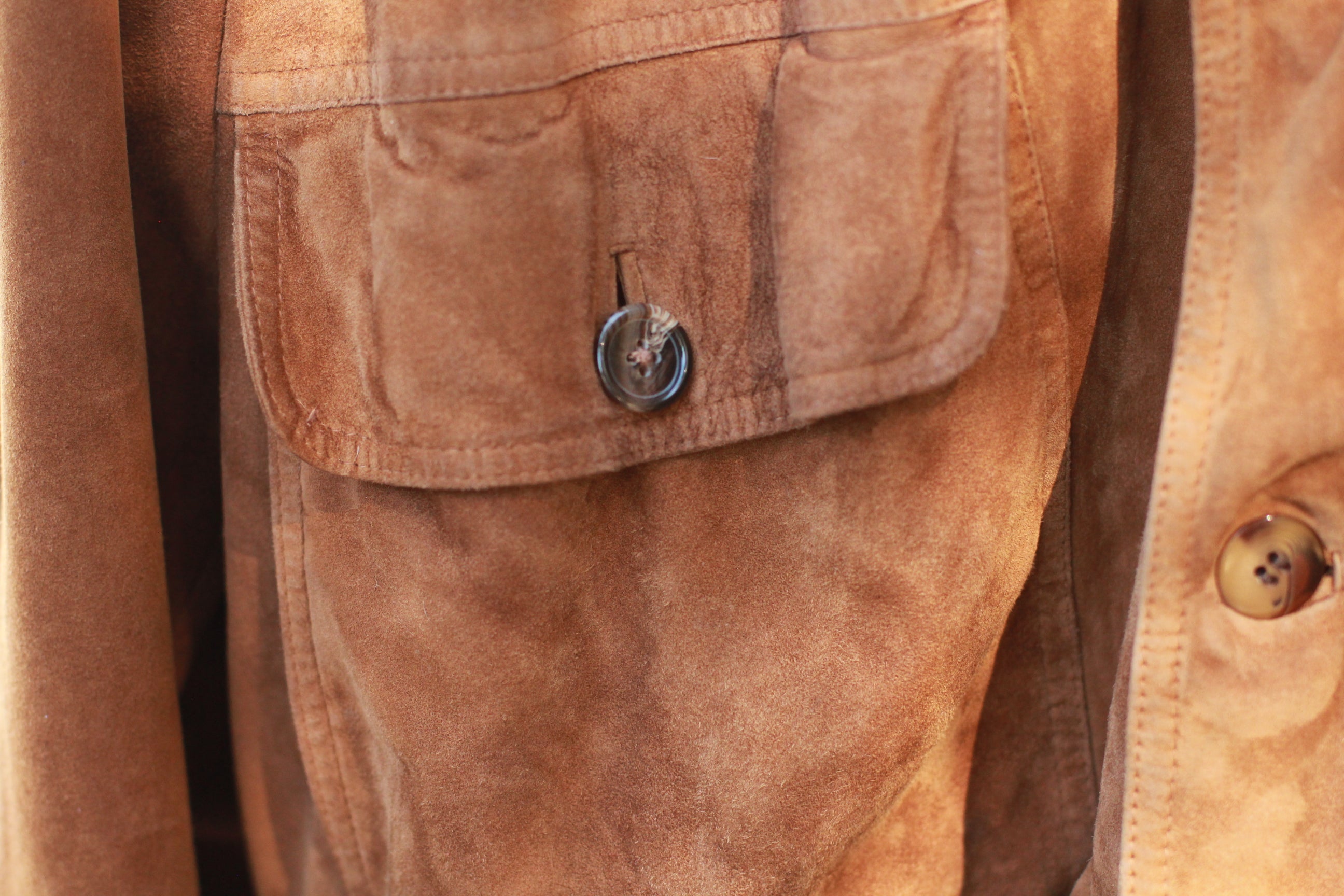 Close-up of pocket on vintage Italian Conbipel jacket