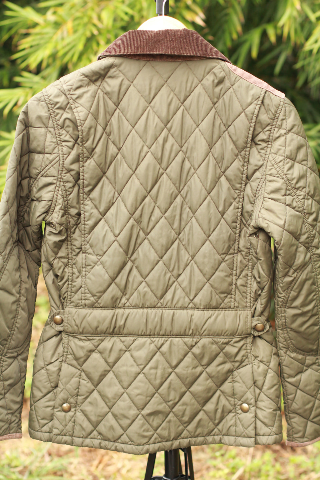 Polo Ralph Lauren Green Quilted Equestrian Jacket