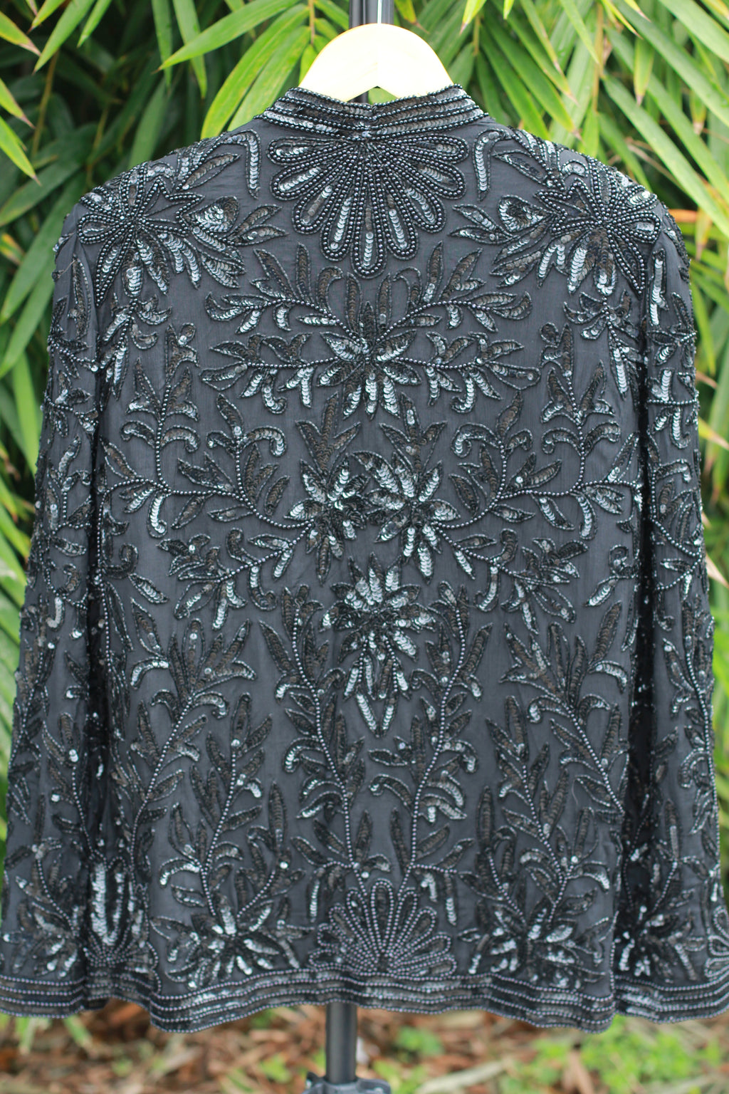 Back view showing full jacket silhouette